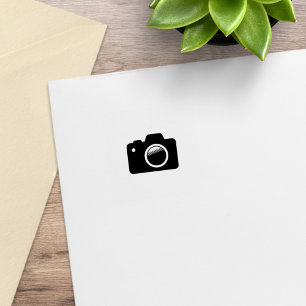 Camera Fotografie Loyalty Punch Card 1x1 Gummistempel
