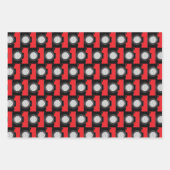 Camera Fotografie Thema rot Geschenkpapier Set (Vorderseite)