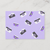 Camera Girl Business Card NEU Visitenkarte (Rückseite)