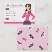 Camera Girl Visitenkarte (Vorne/Hinten)