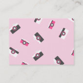 Camera Girl Visitenkarte (Rückseite)