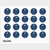 Camera Icon White Border Snap Freigeben Farbe Runder Aufkleber (Blatt)