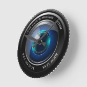 Camera Image Round Wall Uhr (Winkel)