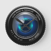 Camera Image Round Wall Uhr (Vorderseite)