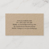 Camera Ink Spritzer Visitenkarte (Rückseite)