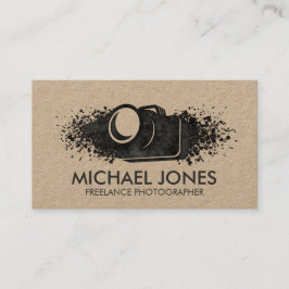 Camera Ink Spritzer Visitenkarte