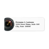 Camera Lens Address Labels (Vorne)