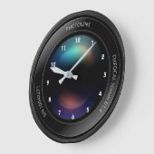 Camera Lens Fotogray Design Acrylic Wall Clock Große Wanduhr (Winkel)