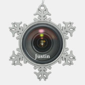 Camera Lens Ornament Passen Sie es an! (Vorderseite)