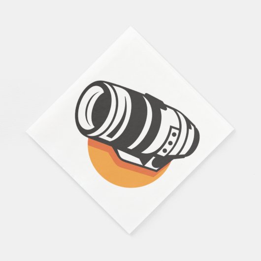 Camera Lens Paper Napkins Serviette (Ecke)