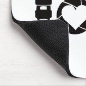 Camera-Liebe Mousepad (Ecke)