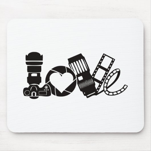 Camera-Liebe Mousepad (Vorne)