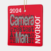 Camera Man Extraordinaire CUSTOM Keramikornament (Links)