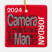 Camera Man Extraordinaire CUSTOM Keramikornament (Vorderseite)