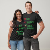 Camera Operator Funny Pajama Weihnachtsgeschenk T-Shirt (Unisex)