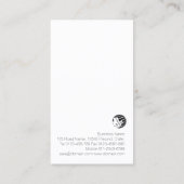 Camera Operator Gold Video Camera Business Card Visitenkarte (Rückseite)