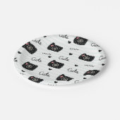 Camera pattern pappteller (Schrägansicht)