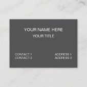 Camera Professional Candid Photographer Visitenkarte (Rückseite)