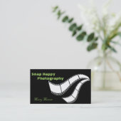 Camera Roll Business Card Visitenkarte (Stehend Vorderseite)
