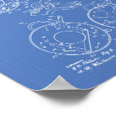 Camera Shutter 1914 Patent Art Blueprint Poster (Ecke)