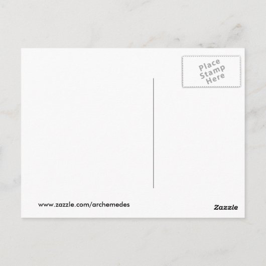 Camera Shy Bumble Bee Postkarte (Rückseite)