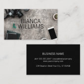 Camera | Telefon | Bücher | Arbeitsraum Visitenkarte (Vorne/Hinten)