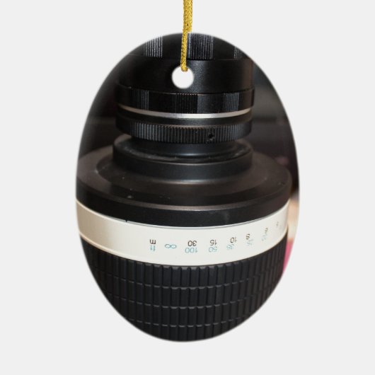 Camera Telescope Lens Keramikornament (Vorne)