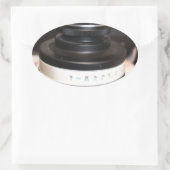 Camera Telescope Lens Ovaler Aufkleber (Tasche)