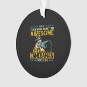 Camera Typ Fotograf Funny Phantastisch Kameramann Ornament (Vorderseite)