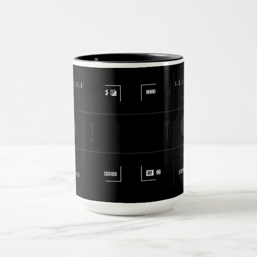 Camera View Finder Coffee Tasse (Zentrum)