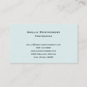 Camera with Flowers Retro Pastel Image Visitenkarte (Rückseite)