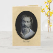 Camerado, ich gebe dir mein handweißes Hochzeitszi Karte (Gelbe Blume)