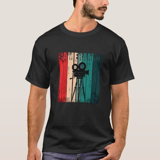 Cameraman Photographer T-Shirt (Vorderseite)
