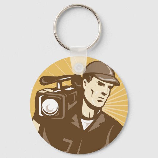 Cameraman Schlüsselanhänger (Rückseite)