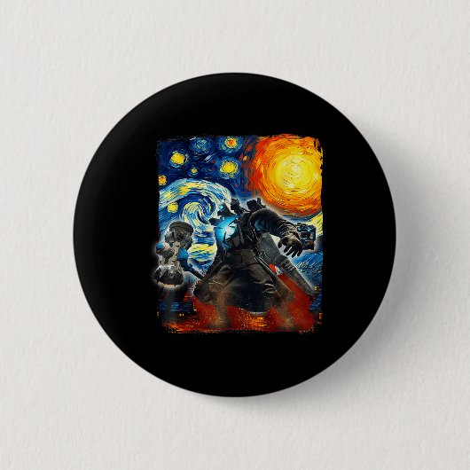 Cameraman Video Game Graphic Gamer Meme Gaming Button (Vorderseite)