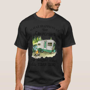 Camerleben Was auf dem Campingplatz am See passier T-Shirt