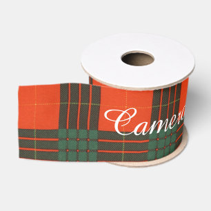 Cameron-Clan karierter schottischer Tartan Ripsband