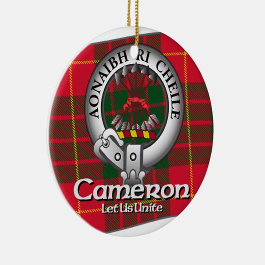 Cameron-Clan Keramikornament (Rechts)