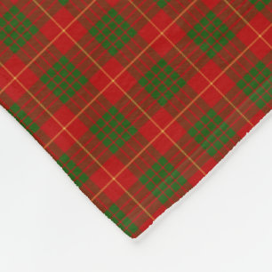 Cameron Clan Tartan Fleecedecke