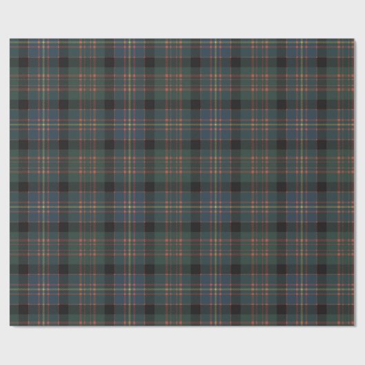 Cameron Erracht Ancient Scottish Tartan Kariert Geschenkpapier (Flach)
