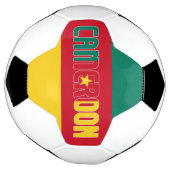 Cameron Flag Green Yellow Tricolor Patriotic Fußball (Gedreht)
