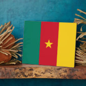 Cameron Flag Plaque Fotoplatte (Seite)