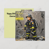 CAMERON ~ Glücklich Geburtstag ~ Fireman ~ (Vorne/Hinten)
