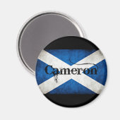 Cameron Grunge Flag Magnet (Vorderseite/Rückseite)