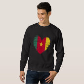 Cameron Heart Cameron Flag Cameron Pride Sweatshirt (Vorne ganz)