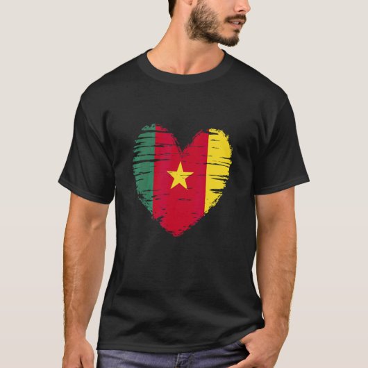 Cameron Heart Cameron Flag Cameron Pride T-Shirt (Vorderseite)