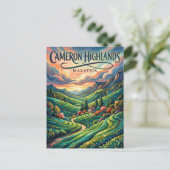 Cameron Highlands Malaysia Postkarte (Stehend Vorderseite)
