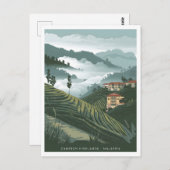 Cameron Highlands Malaysia Vintag Postkarte (Vorne/Hinten)