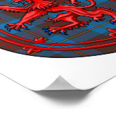 Cameron Hunting Tartan Scottish Kariert Poster (Ecke)