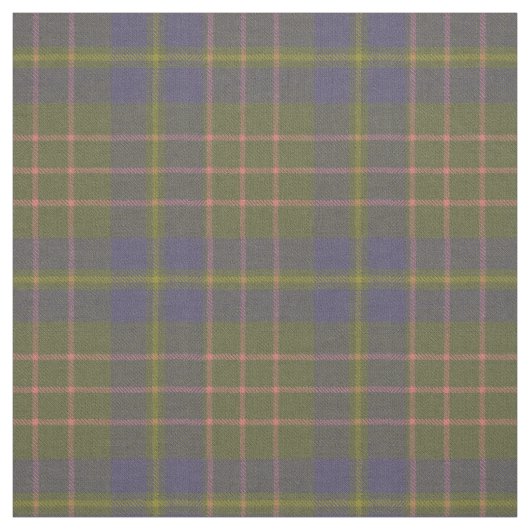 Cameron Junting Ancient Scottish Tartan Fabric Stoff (Muster)
